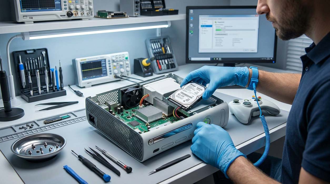 تعمیر، تعویض و ارتقاء هارد درایو ایکس باکس