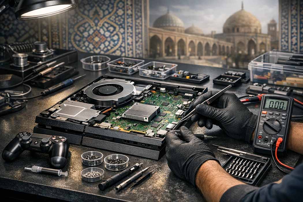 خدمات تعمیر PS4 در قزوین