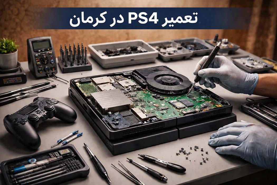 خدمات تعمیر PS4 در کرمان