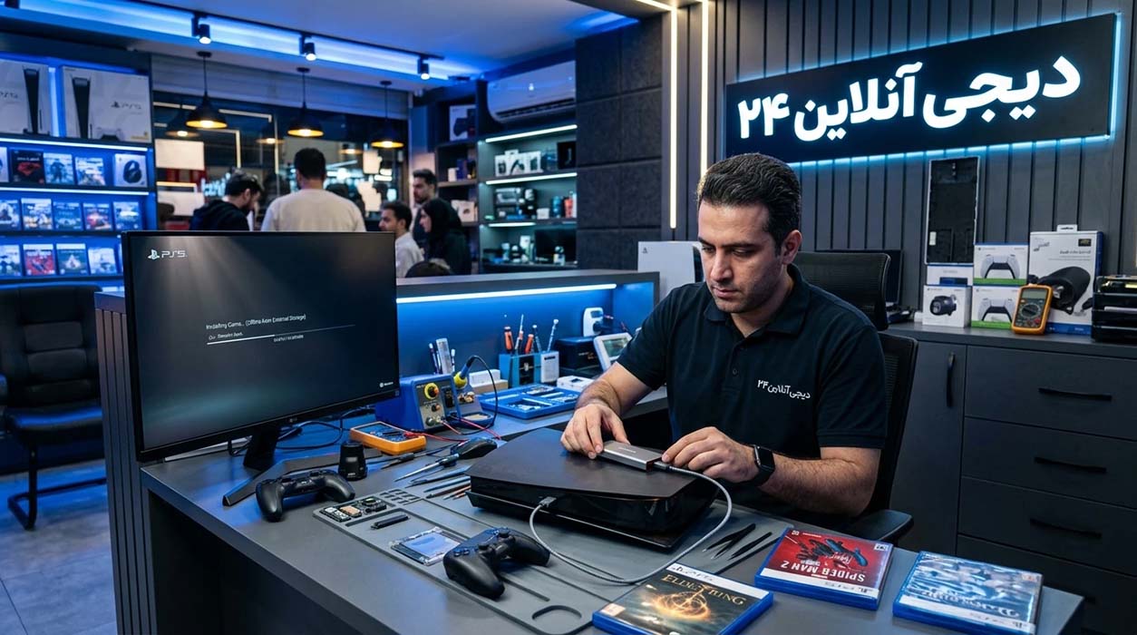 نصب بازی PS5 در تهران