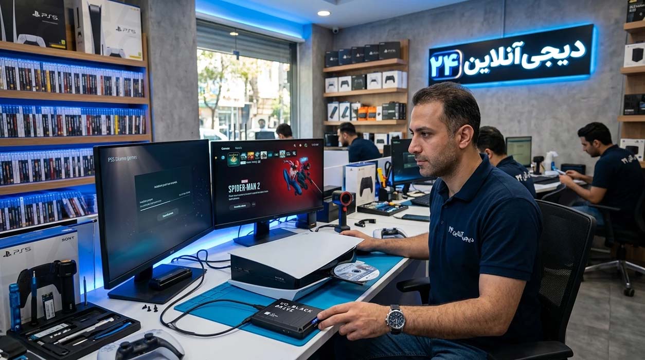 نصب بازی PS5 - دیجی آنلاین ۲۴